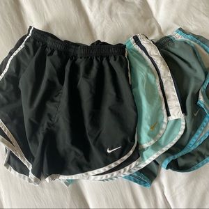 Nike Dry Fit Running Shorts size medium 3 pack